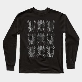 Tarantula Silhouette V90 (Tie Dye Set of 9) Long Sleeve T-Shirt